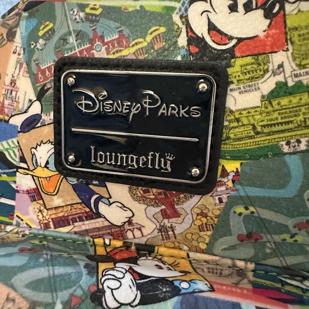 Loungefly Multicolor Disney Backpack with Black Accents